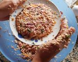 Foto del paso 3 de la receta: Hamburguesas de avena, vegetales y jamón