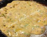 A picture of step 5 of Pittu (besan dosa).