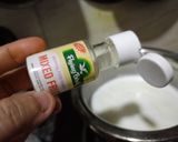 A picture of step 2 of Muesli Pudding.
