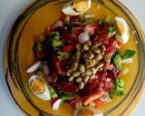 Foto del paso 6 de la receta: Ensalada de habitas baby con jamón