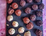 Φωτογραφία βήματος 1 της συνταγής Cake balls (no sugar) Σοκολατένιες μπάλες γεμιστές με κέικ