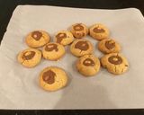 A picture of step 8 of Peanut Butter Shortbread Cookies with Creamy Chocolate Centers.