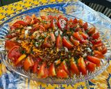 Une image de l'étape 14 de Salade de riz rouge aux tomates, carottes et ciboulette.