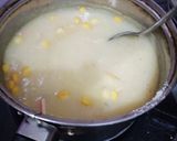 Foto langkah ke 3 dari resep Sup Krim Kepiting Jagung Bakso Seafood.