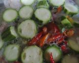 Foto langkah ke 4 dari resep Sayur Bening Bayam Gambas (Oyong).