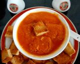 A picture of step 3 of Schezwan Tomato Soup.