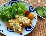 A picture of step 4 of Fried Sole with Boiled Egg Mayo Sauce.