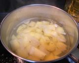 A picture of step 1 of Aloo bonda (fried potato balls).