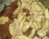 A picture of step 10 of Dragon chicken.