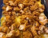 A picture of step 3 of Copycat KFC bowl.