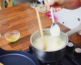 Zöldteás tápiókapuding recept fázis 2 fotója