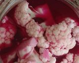 Foto del paso 4 de la receta: Encurtidos veganos: coliflor + remolacha