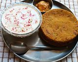 A picture of step 7 of Jowar Bhakri With Vegetables. (Accompanied With Cucumber, Carrot Raita).