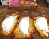 Foto del paso 2 de la receta: Milanesas de pollo con jamón, queso y huevo con puntilla a la plancha