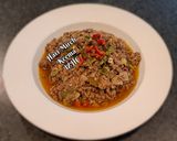 A picture of step 2 of 🥘 Hari Mirch Keema 🥘(green chillie mince).