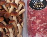 Tagliatelle with mushroom and salame ragù recipe step 1 photo