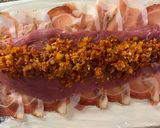 A picture of step 11 of Prosciutto wrapped pork fillet with chorizo stuffing.