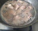 A picture of step 1 of Bhindi gosht.