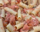 A picture of step 7 of The TIK TOK Tomato Feta Pasta.