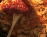 A picture of step 3 of Penne Rosa.