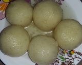 A picture of step 4 of Semolina rasgulle.