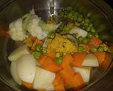 A picture of step 1 of Pav bhaji.
