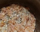 A picture of step 2 of 3 Spice Arvi Gosht.