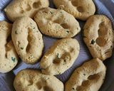 A picture of step 4 of Makke ka dhokla.