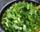 A picture of step 6 of Moong Dal Palak with Boiled Rice 😋.