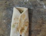 A picture of step 2 of Coriander paratha.