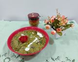 A picture of step 3 of Hadrabadi green chicken.