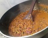 A picture of step 8 of Dal Makhani.