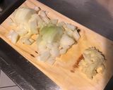 Une image de l'étape 3 de Ciocches multicolores en gratin aux champignons et fromage de chèvre.