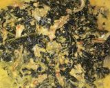 Foto langkah ke 6 dari resep Daun Pepaya Teri bumbu Buntil.