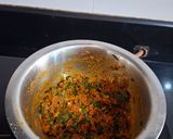 A picture of step 3 of Lasooni Fenugreek.