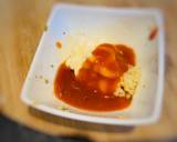 Poached egg on sriracha mayo, Toasted bagel and Korean spinach recipe step 3 photo