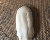 A picture of step 4 of Biangbiang mian/noodles (handpulled noodles).
