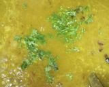 A picture of step 6 of Dal baati in appe pan.