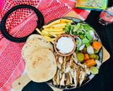 A picture of step 5 of Chicken Shawarma Platter.