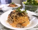 Hình bước làm 3 của món Miến xào bò