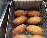 Foto del paso 8 de la receta: Felafel de garbanzos rellenos con jamón y queso Philadelphia 🇮🇳