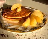 عکس مرحله 1 از دستور پنکیک رژیمی زردآلو