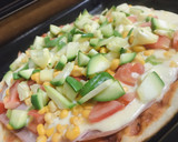 Foto del paso 4 de la receta: ¡Pizzalada! Pizza con vegetales