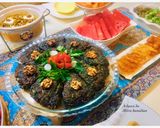 عکس مرحله 1 از دستور سفره افطاری (کو کو سبزی)