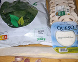 Foto del paso 1 de la receta: Rulo de espinacas con queso de cabra y champiñones