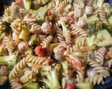 A picture of step 7 of Broccoli Sausage Whole-Wheat Pasta.
