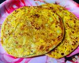 A picture of step 8 of Aloo paneer ke parathe.