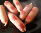 A picture of step 1 of Corn dogs.