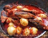 Foto langkah ke 5 dari resep Tongkol Cue Telur Puyuh Balado.