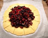 Cseresznyés galette recept fázis 3 fotója